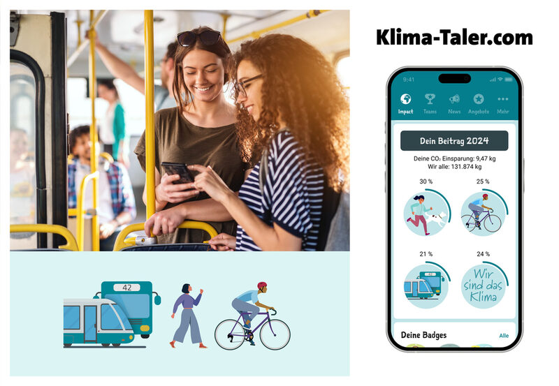 Mit Klima-Talern CO2 sparen und die Umwelt schützen.