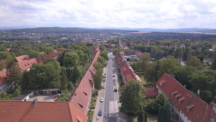 Die Ost- und Westsiedlung.