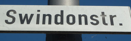 Die Swindonstraße ist Teil des Untersuchungsgebietes.