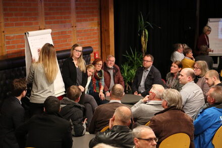 Eine der Arbeitsgruppen.