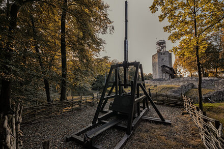 Die Burgruine Lichtenberg mit der Blide