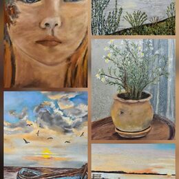 Gabriela Förster präsentiert ihre malerische Vielfalt in der Stadtbibliothek.