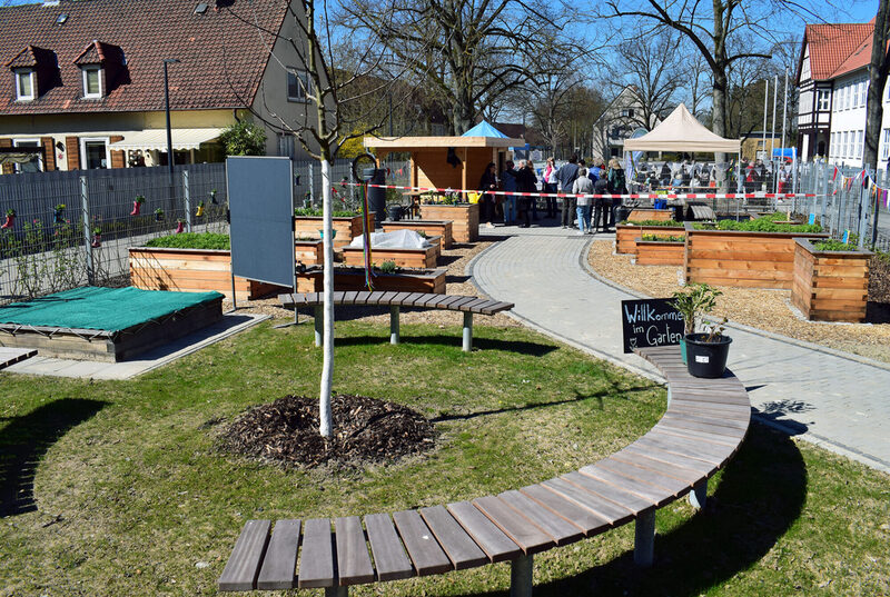 Der neue Akteursgarten bereichert das Quartier.