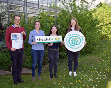 Das städtische Team des Klimaschutzes hat sich neu aufgestellt (von links): Jan Holzenbecher, Brigitte Reinefeld, Katharina Migyu und Viviane Bröker.