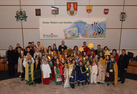 Sternsinger im Rathaus
