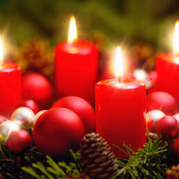 Ein Adventskranz